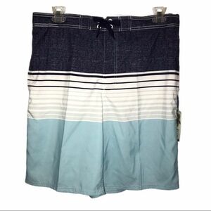 Monument Board & Swim Co - Blue Stripped - Size L